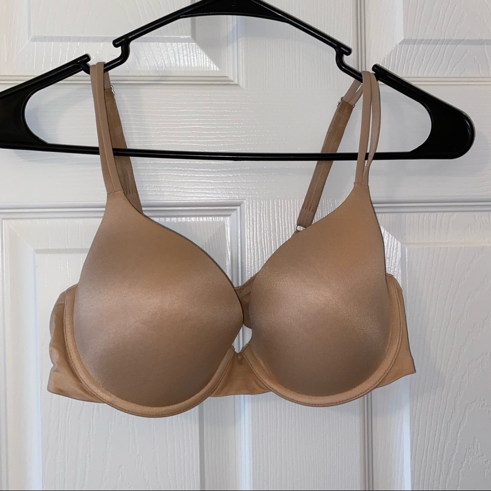 34D Aerie Sunnis Demi Bra - nude/beige